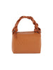 Decorative Handle Woven Petite Handbag