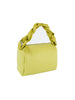 Decorative Handle Woven Petite Handbag