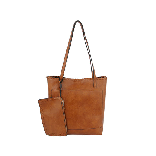 Two Piece Tall Tote Handbag Set