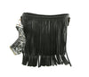 Women Crossbody Guitar Strap Tassel Handbag
