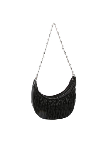 Embossed Classic Hobo Handbag