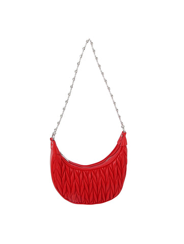 Embossed Classic Hobo Handbag