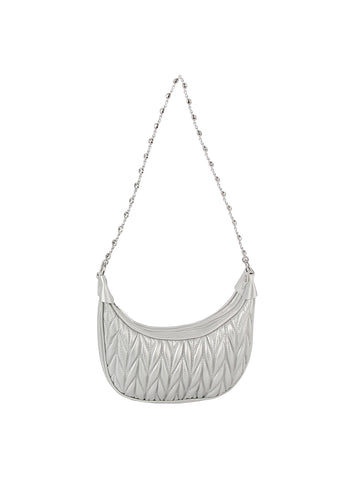 Embossed Classic Hobo Handbag