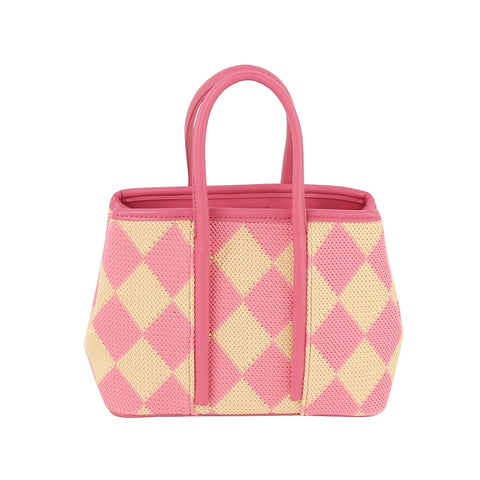 Argyle Top Handle Small Tote