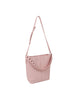 Monochromatic Chain Accented Shoulder Bag