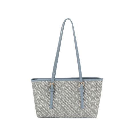 Striped Pattern Classic Tote Handbag