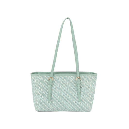 Striped Pattern Classic Tote Handbag