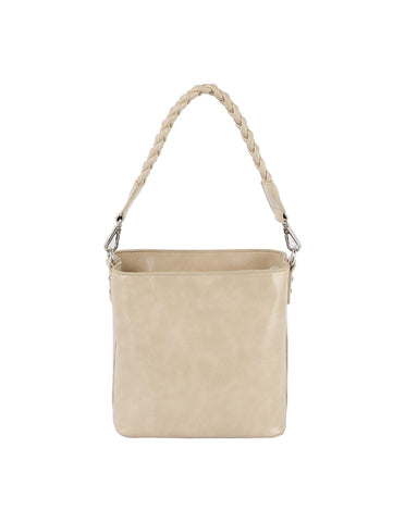 Classic Chain Accented Hobo Handbag