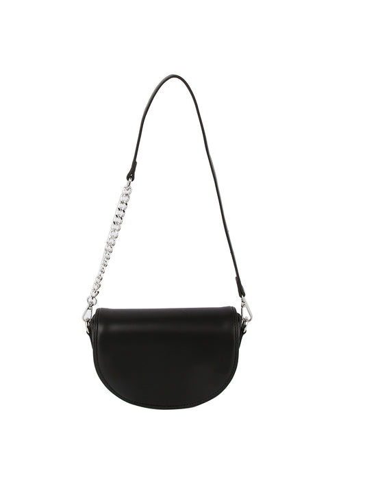 Chain Accented Shoulder Bag