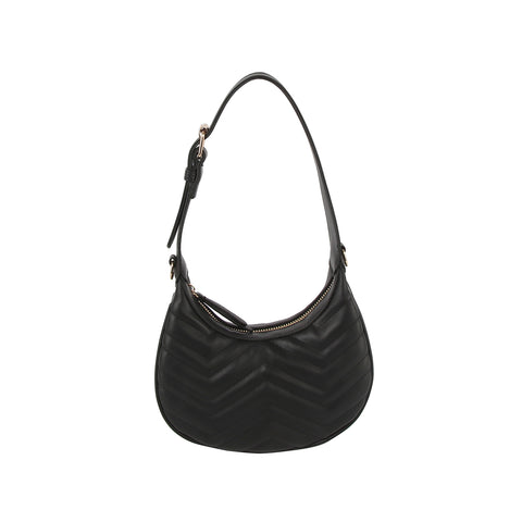 Chain Accented Petite Shoulder Bag