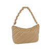 Quilted Chain Accented Shoulder Bag