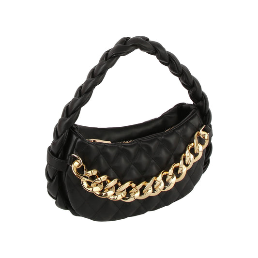 Braided Handle Petite Chain Hobo