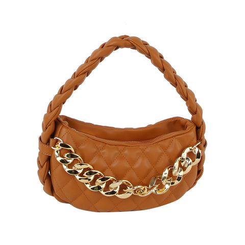 Braided Handle Petite Chain Hobo