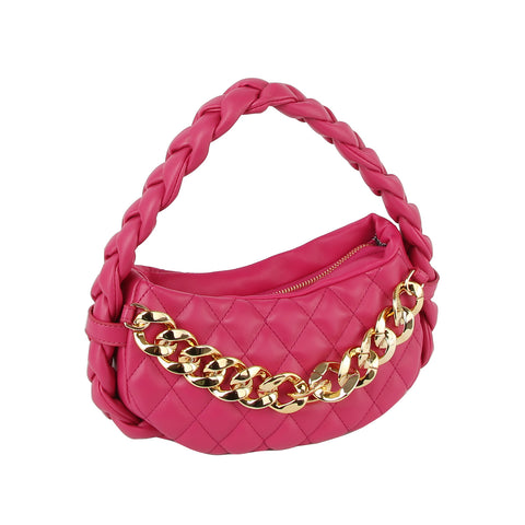 Braided Handle Petite Chain Hobo