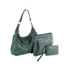 3 Piece Hobo Crossbody Wristlet