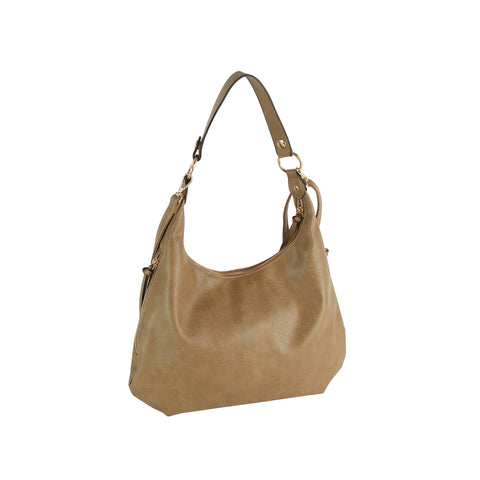3 Piece Hobo Crossbody Wristlet