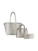 Croc Embossed 3 In 1 Tote Handbag Set