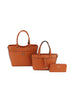 Classic Tote Handbag Three-Piece Set