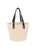 Petite Straw Bucket Bag
