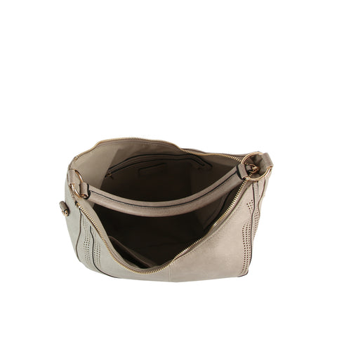 Triple-Zip Organizer Crossbody