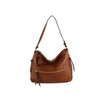 Zipper Accent Soft Hobo
