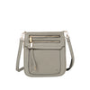 Front Zip Organizer Crossbody Bag