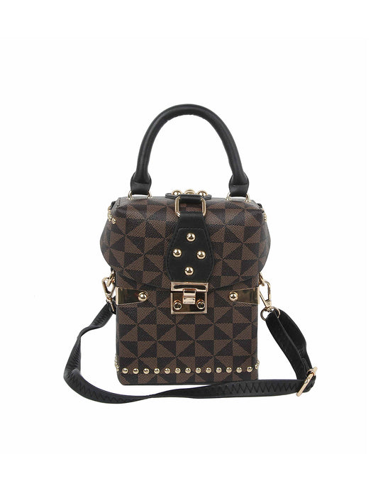 Signature Print Box Style Crossbody