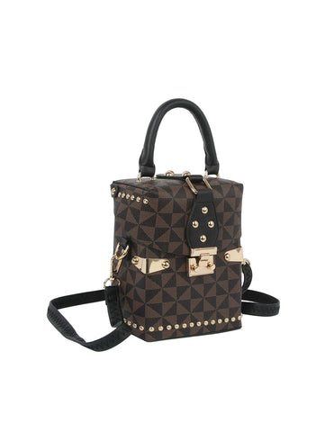 Signature Print Box Style Crossbody