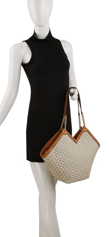 Signature Print Tall Fashion Tote