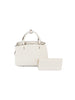 Two Piece Classic Signature Embossed Petite Hand Tote