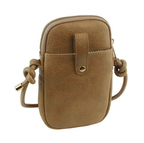 Front Pocket Cell Phone Crossbody Bag