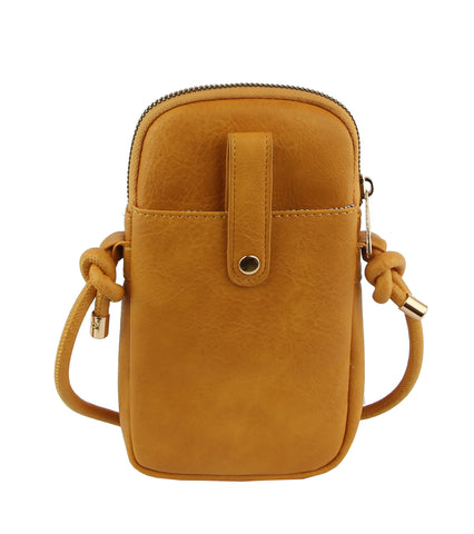 Front Pocket Cell Phone Crossbody Bag