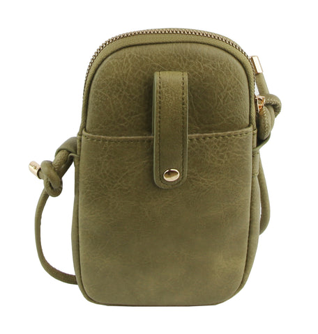 Front Pocket Cell Phone Crossbody Bag