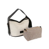 Bold Trim Hobo Handbag 2-Piece Set