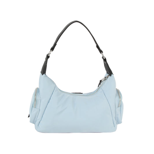 Nylon Everyday Multi Pockets Hobo Shoulder Bag