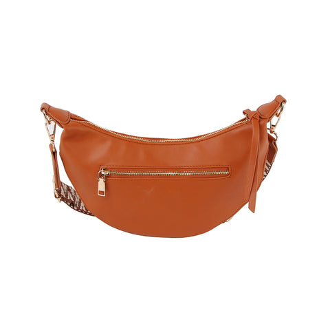 Guitar Strap Accented Crossbody Bag