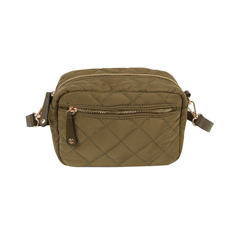 Quilted Zip Crossbody Bag