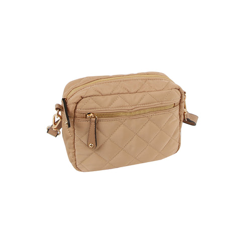 Quilted Zip Crossbody Bag