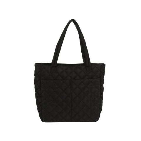 Quilted Carry-All Tote Bag