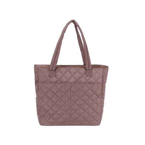 Quilted Carry-All Tote Bag