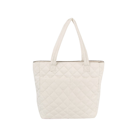 Quilted Carry-All Tote Bag