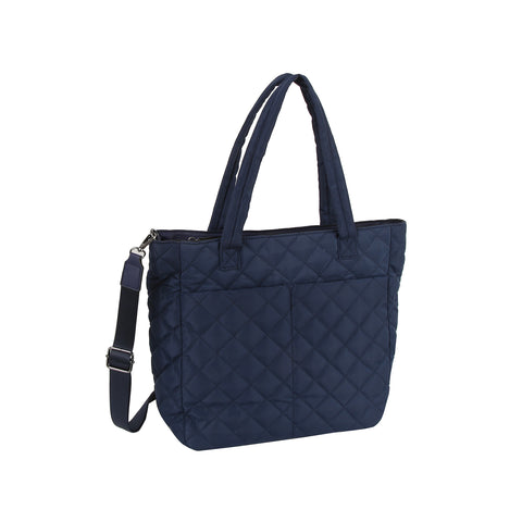 Quilted Carry-All Tote Bag