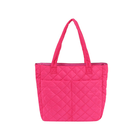 Quilted Carry-All Tote Bag