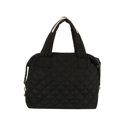 Quilted Convertible Satchel