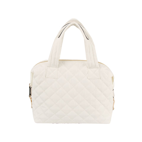 Quilted Convertible Satchel