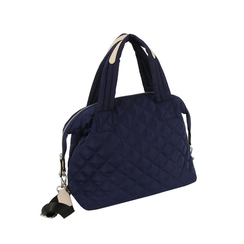 Quilted Convertible Satchel