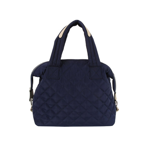 Quilted Convertible Satchel