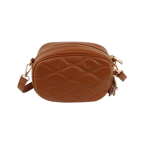 Wavy Quilted Crossbody