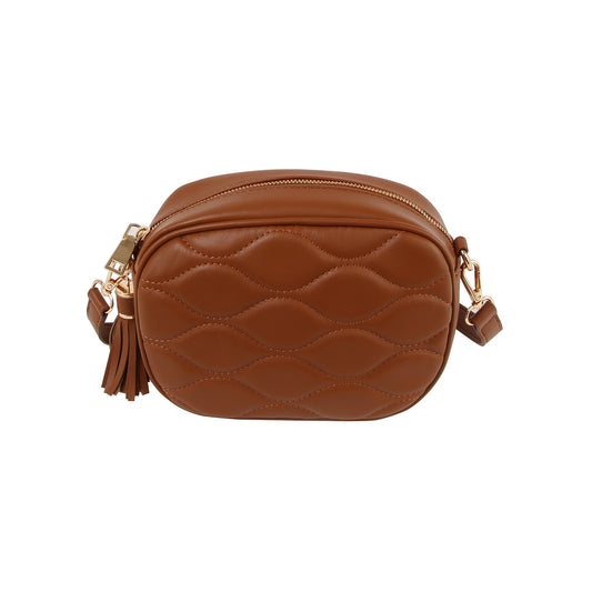 Wavy Quilted Crossbody