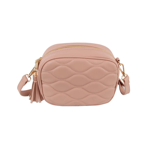 Wavy Quilted Crossbody